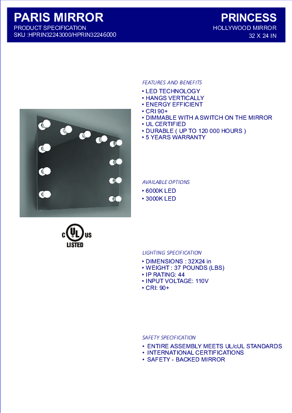 LED mirror