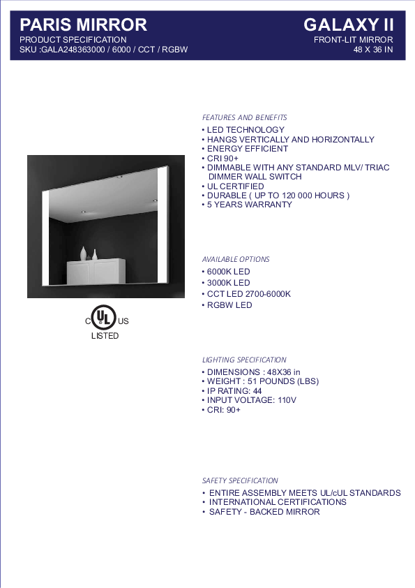 LED mirror