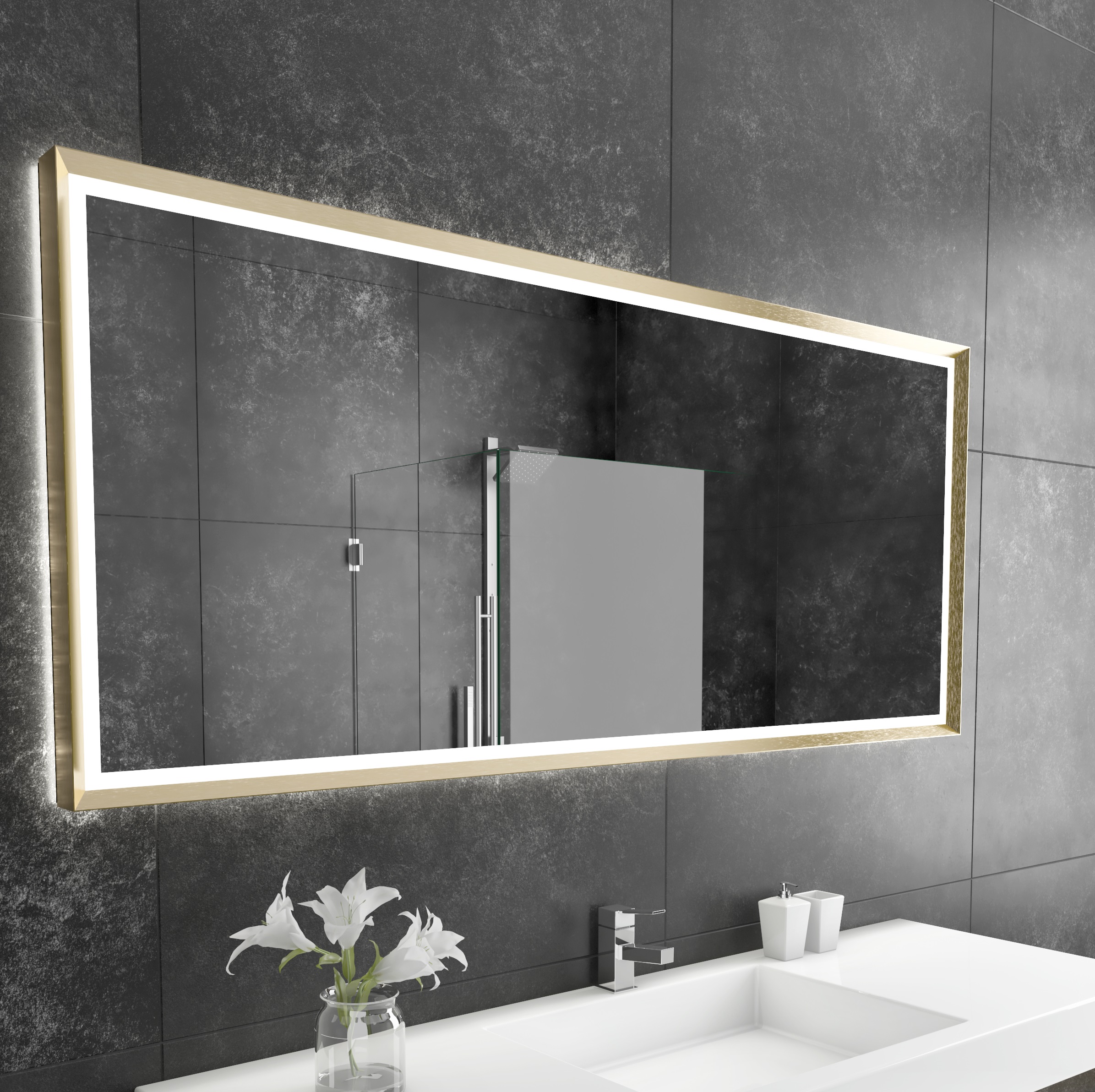 ESPEJO DE BAÑO LED 60X80 CM SERIE PARIS BENOTTI