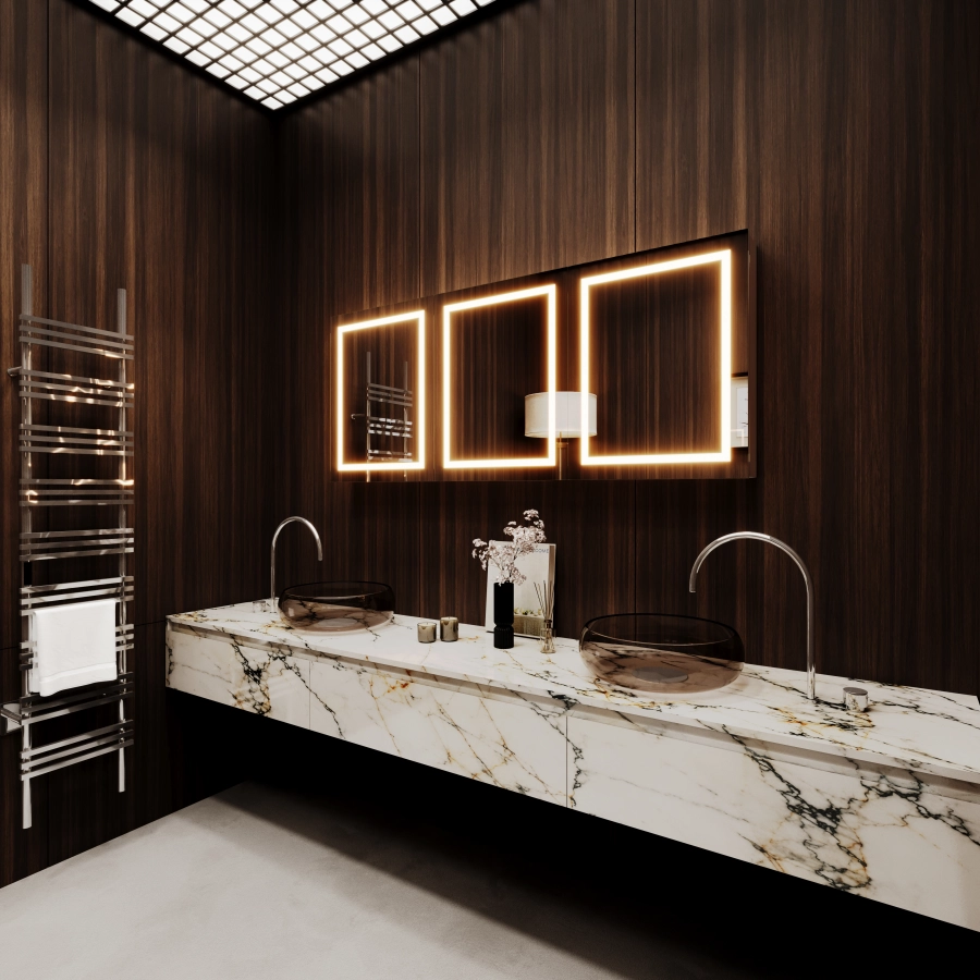 Dimmable Lighted Cabinet Harmony 72 x 30