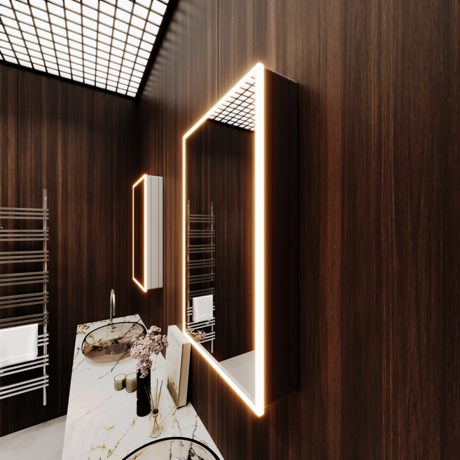 LED mirror thumbnail