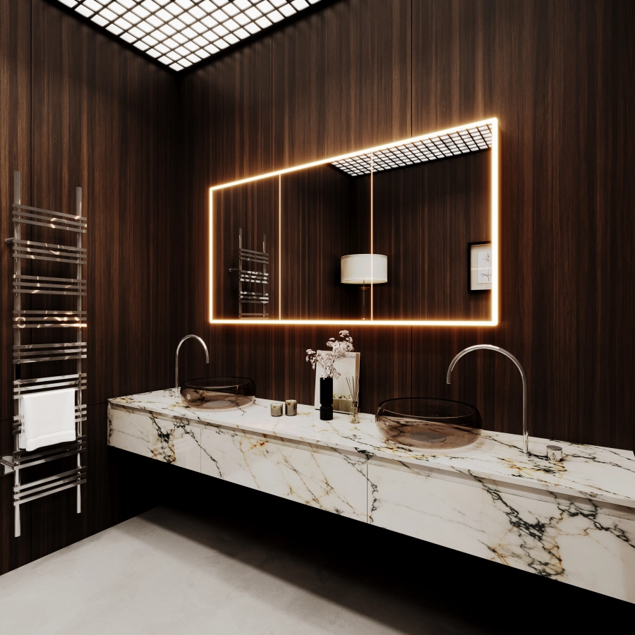 Dimmable Lighted Cabinet Galaxy 72 x 30