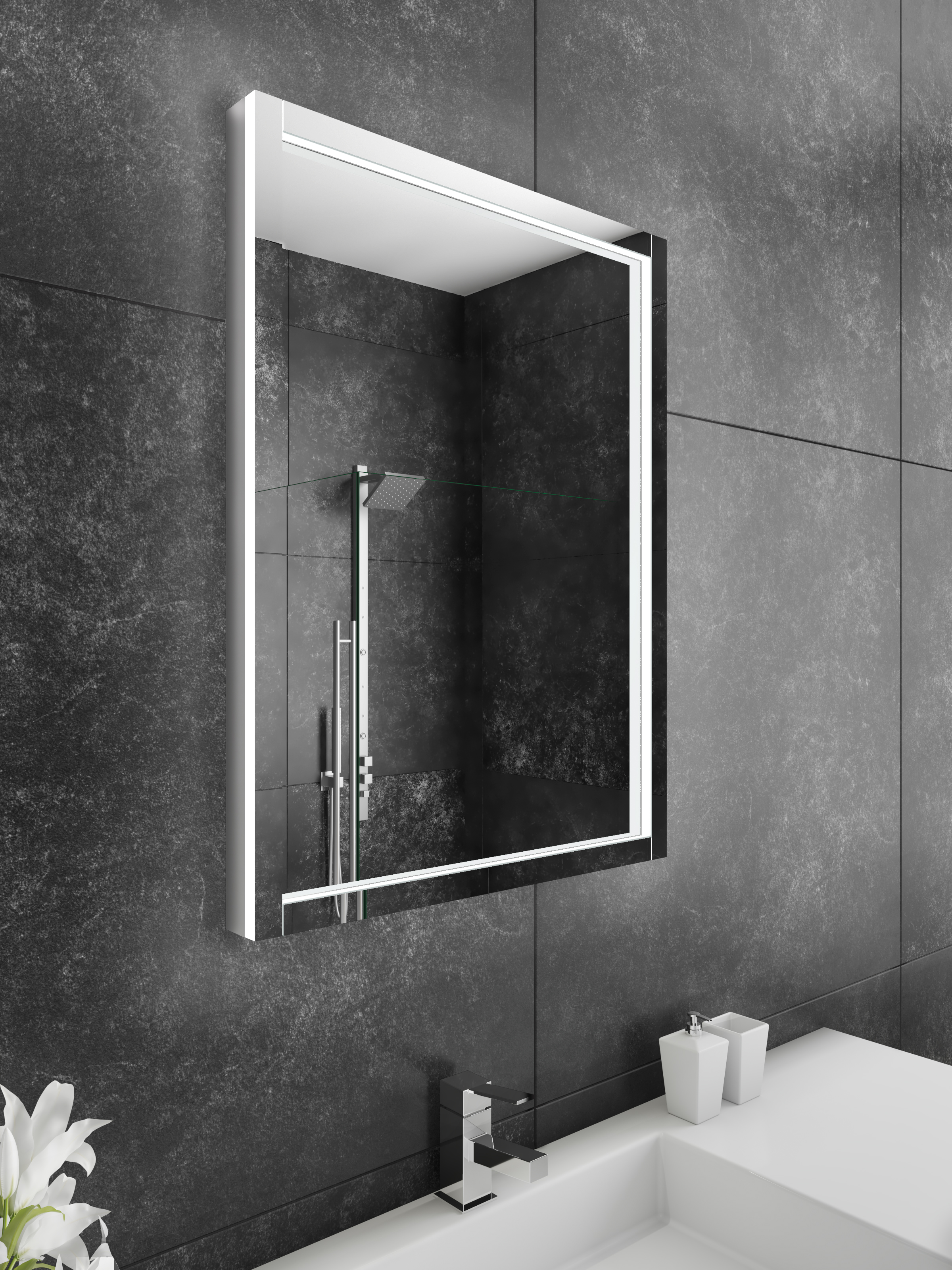 Paris Mirror Backlit Bathroom Mirror – Rispa