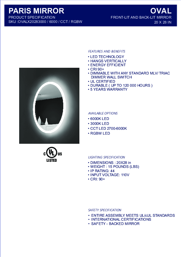 LED mirror