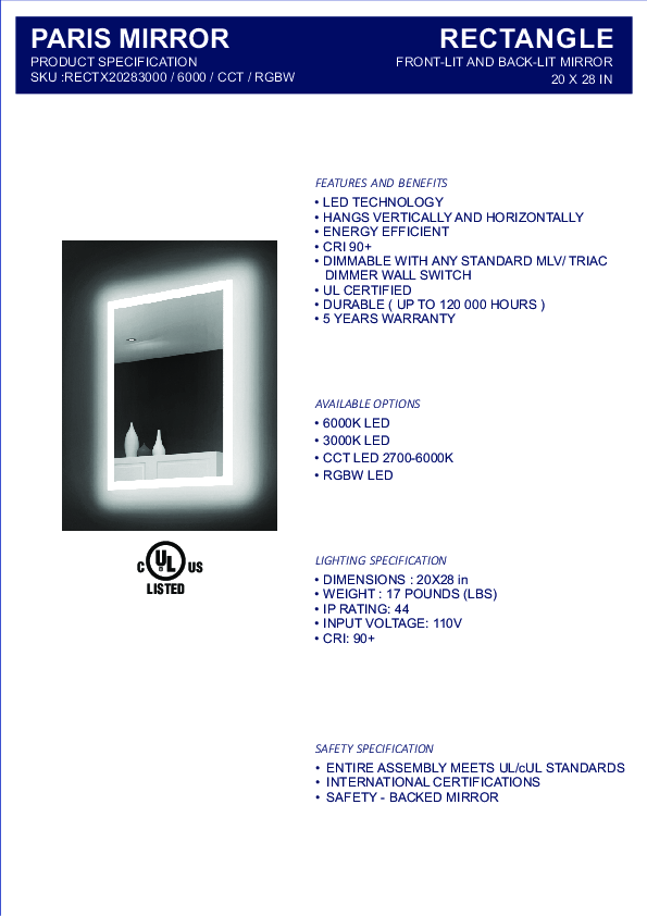 LED mirror