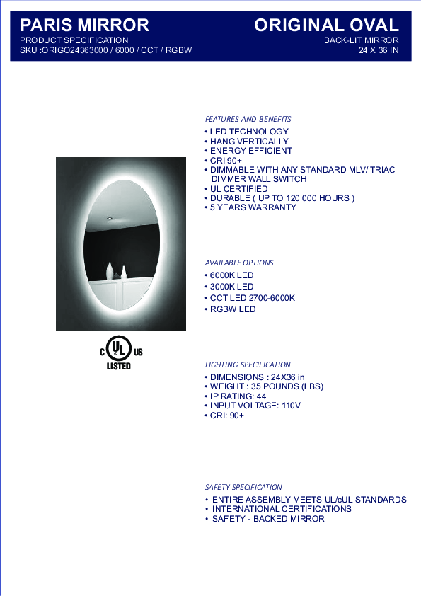 LED mirror