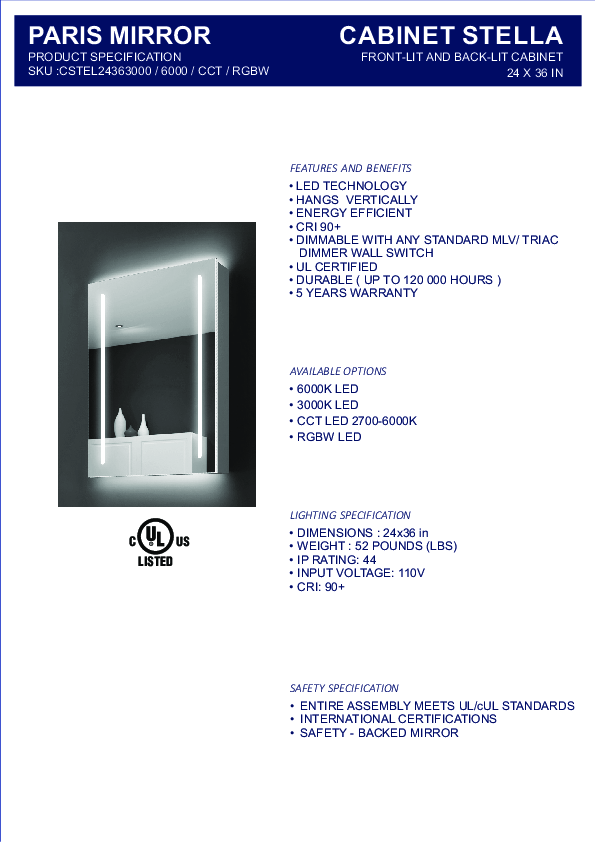 LED mirror