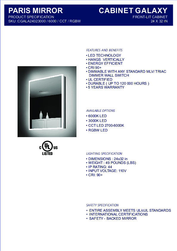 LED mirror