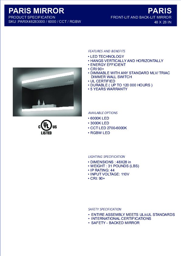 LED mirror