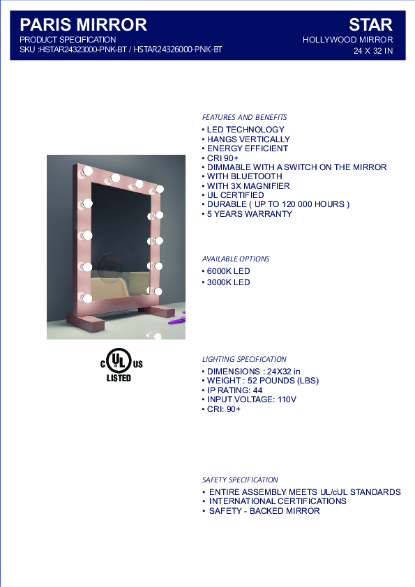 LED mirror
