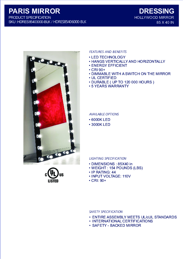 LED mirror