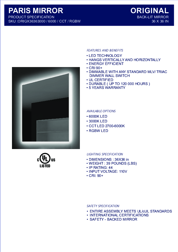 LED mirror