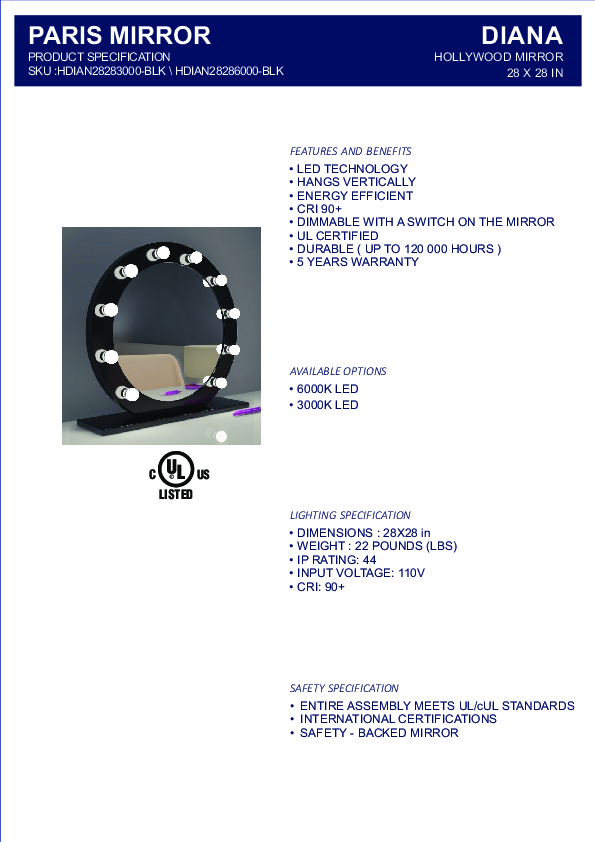 LED mirror