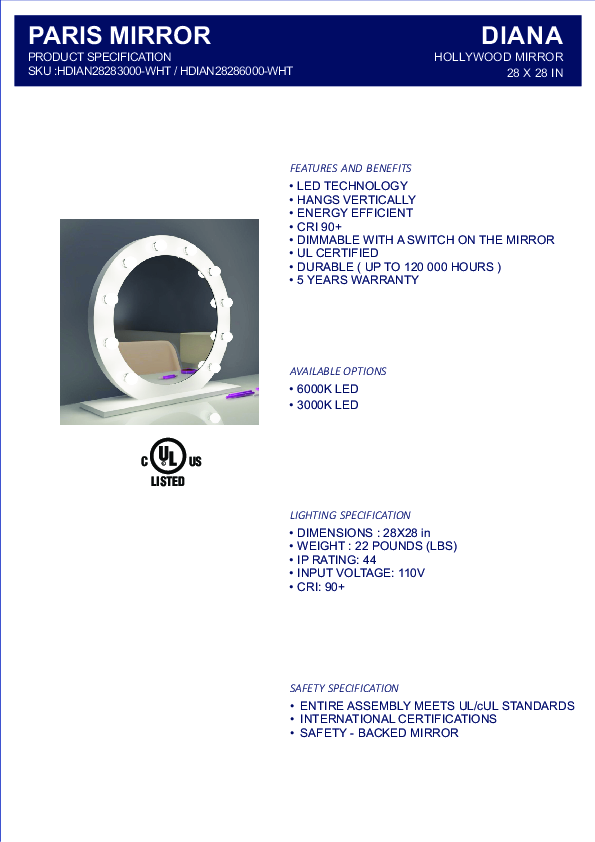 LED mirror