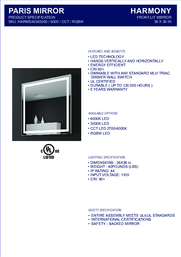LED mirror