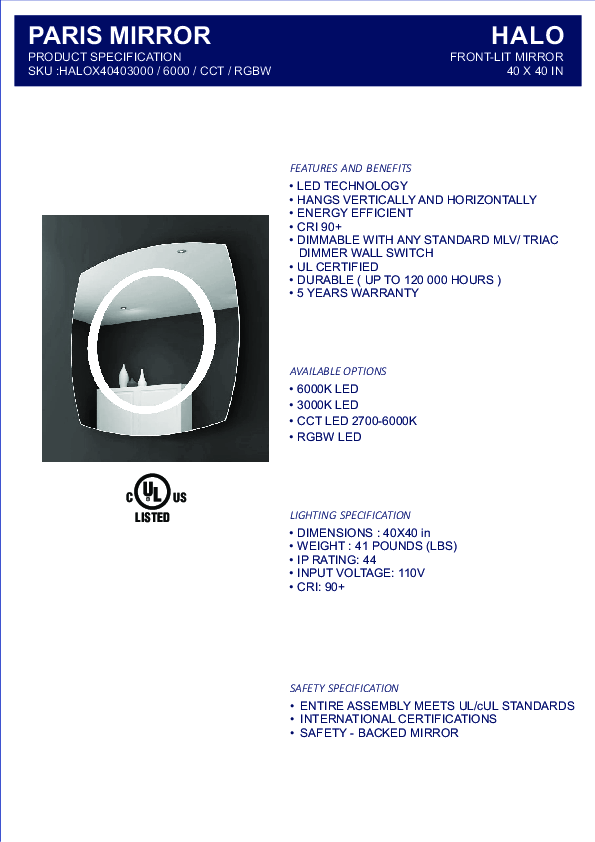 LED mirror