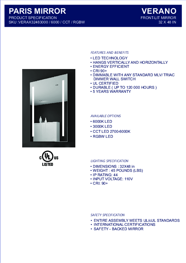 LED mirror