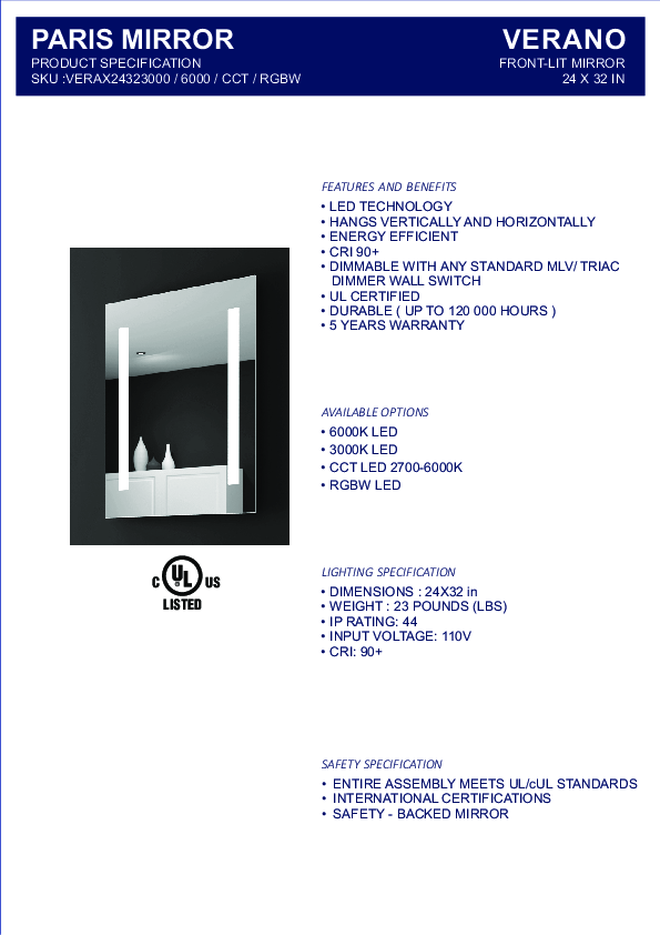 LED mirror