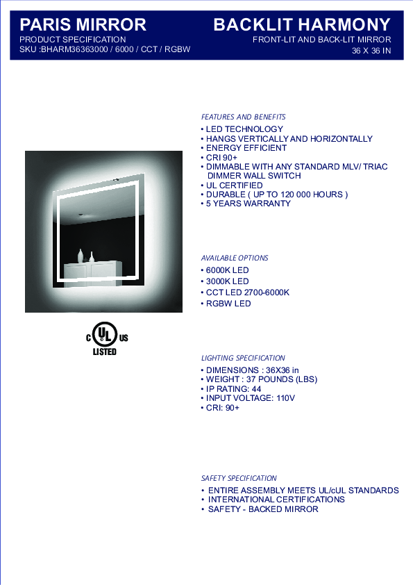 LED mirror