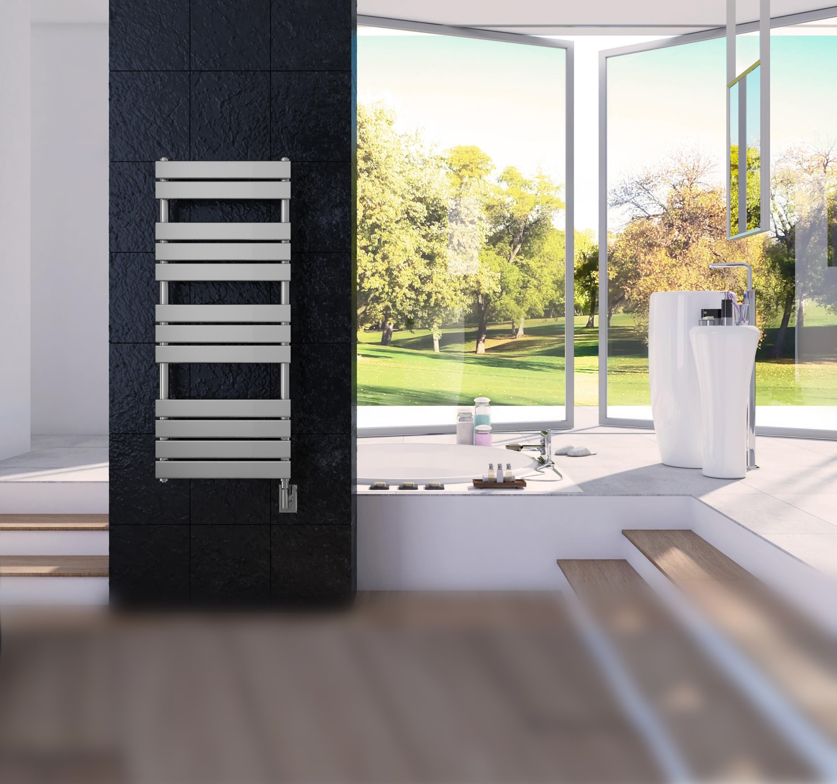 Mirror sales towel rail