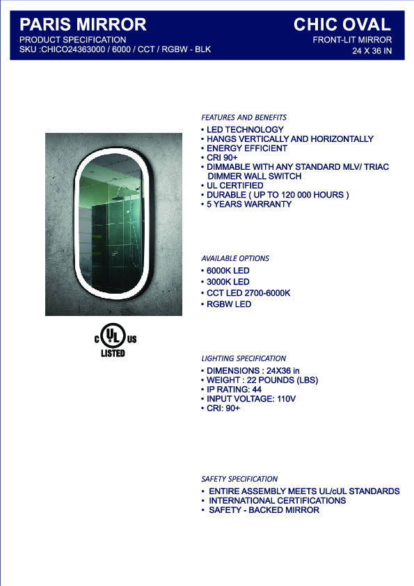 LED mirror