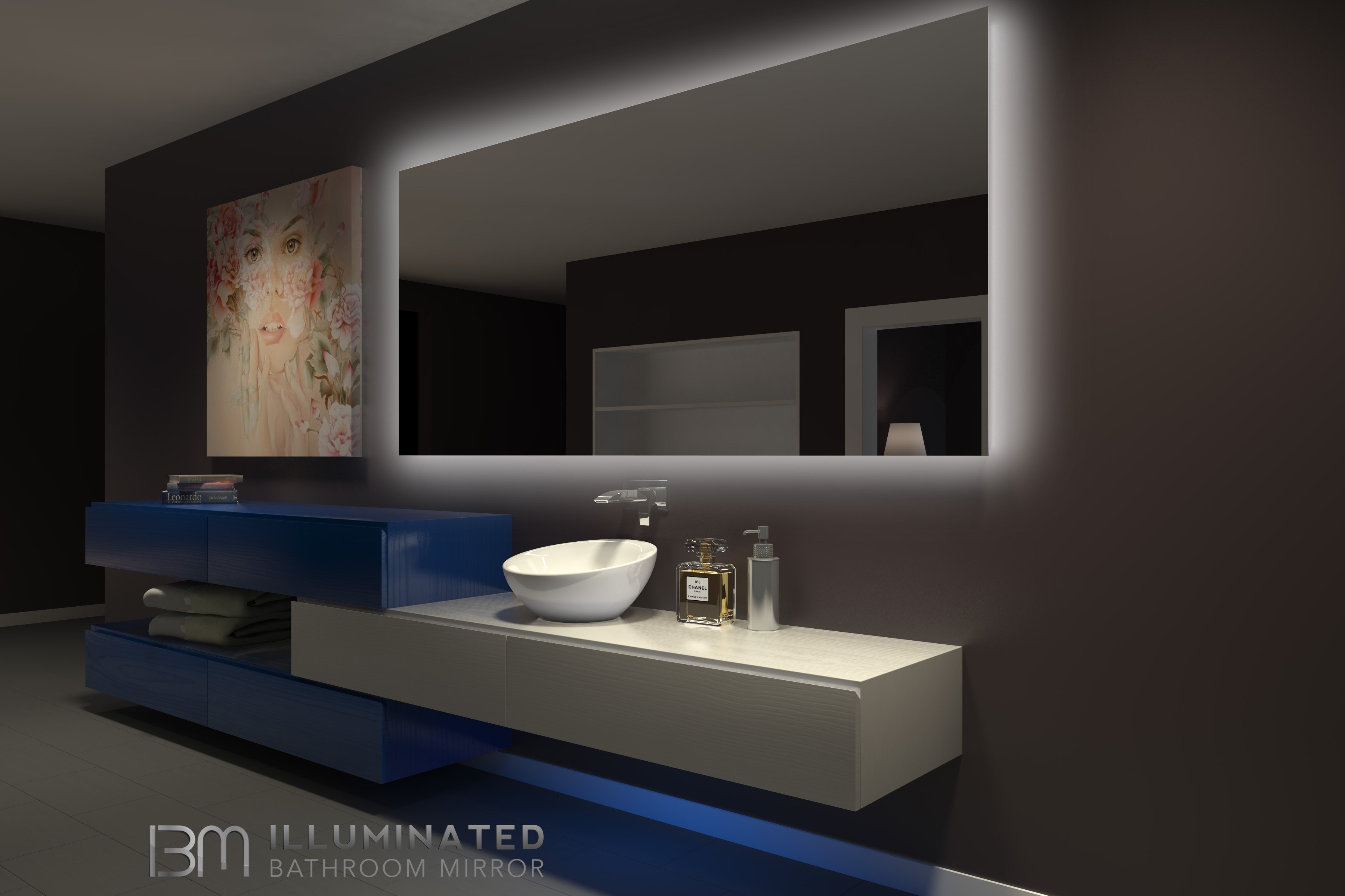 Dimmable Backlit Mirror Original 85 X 40