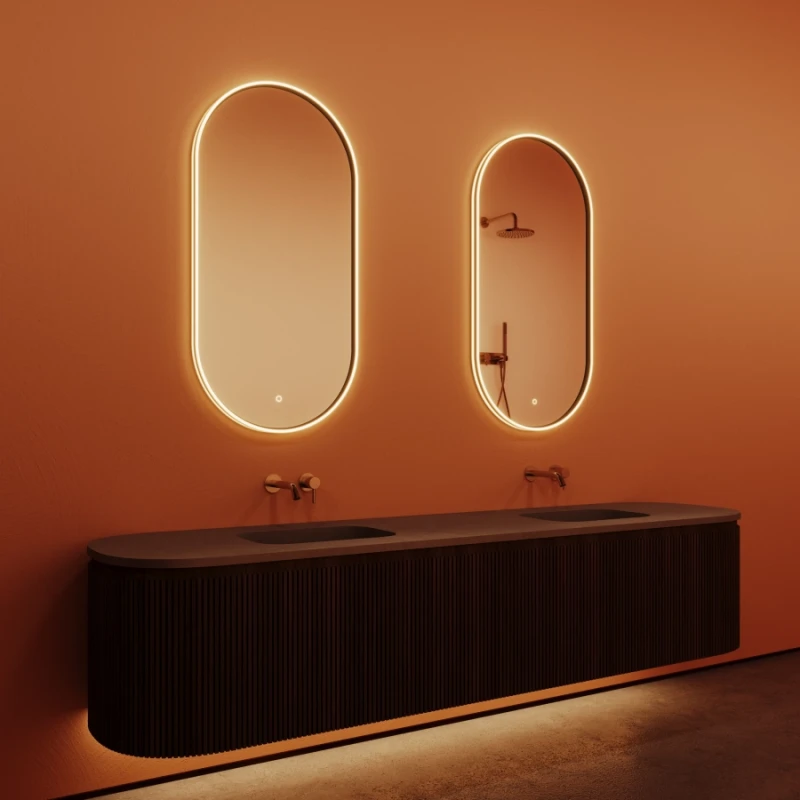 Orvella Oval LED mirror — Paris Mirror
