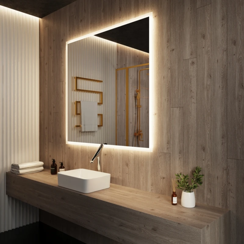 Rectangle  LED mirror — Paris Mirror