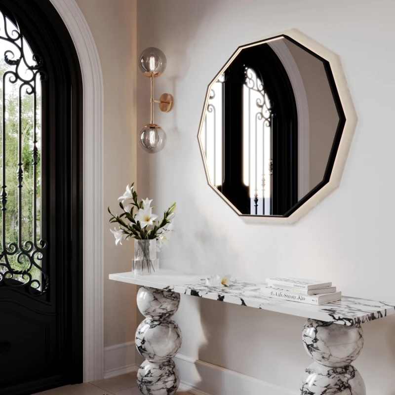 Decagonal  LED mirror — IBMirror