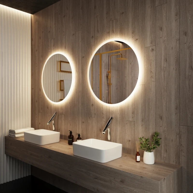 Round Backlit LED mirror — IBMirror