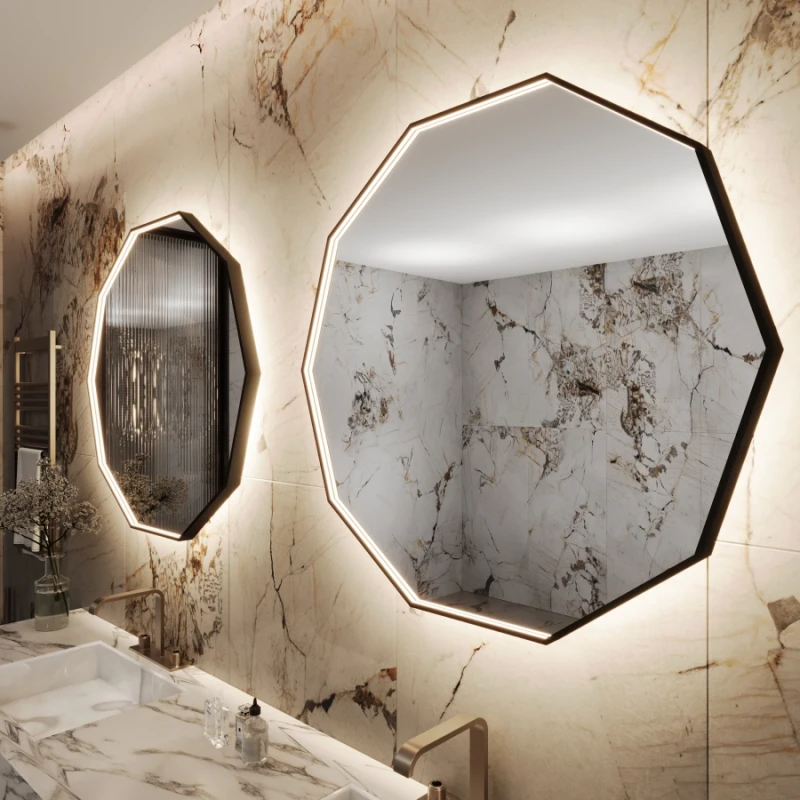 Decagonal  LED mirror — IBMirror