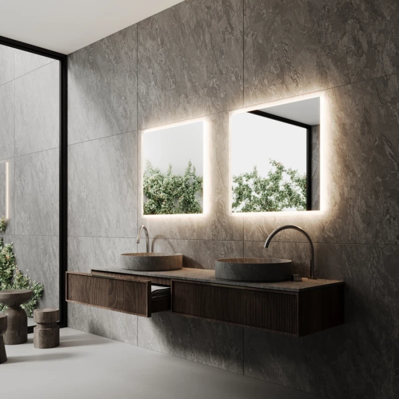 Rectangle  LED mirror — IBMirror