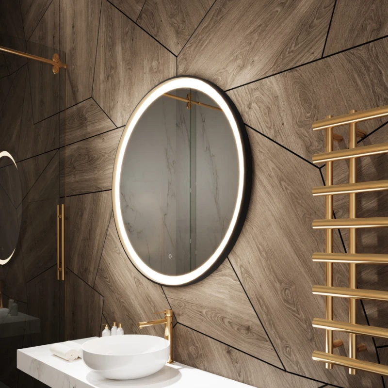 Ghost Round LED mirror — IBMirror