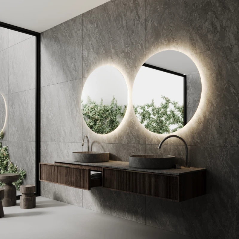 Original Round LED mirror — Paris Mirror