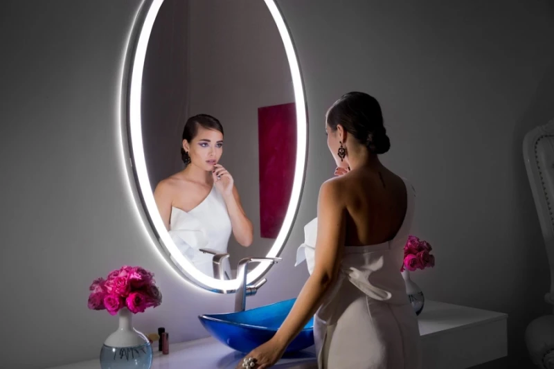 Galaxy Oval LED mirror — Paris Mirror
