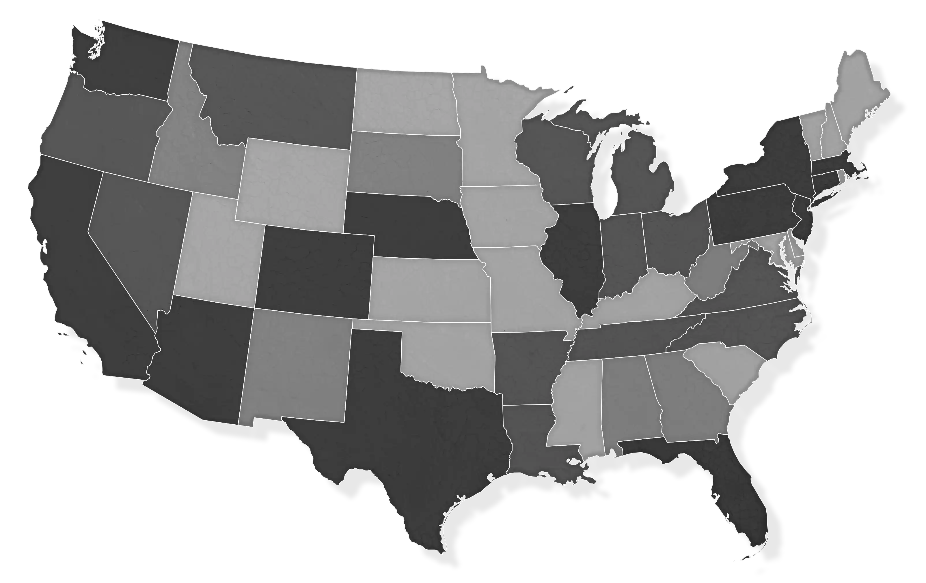 Map of IBMirror installations across the United States